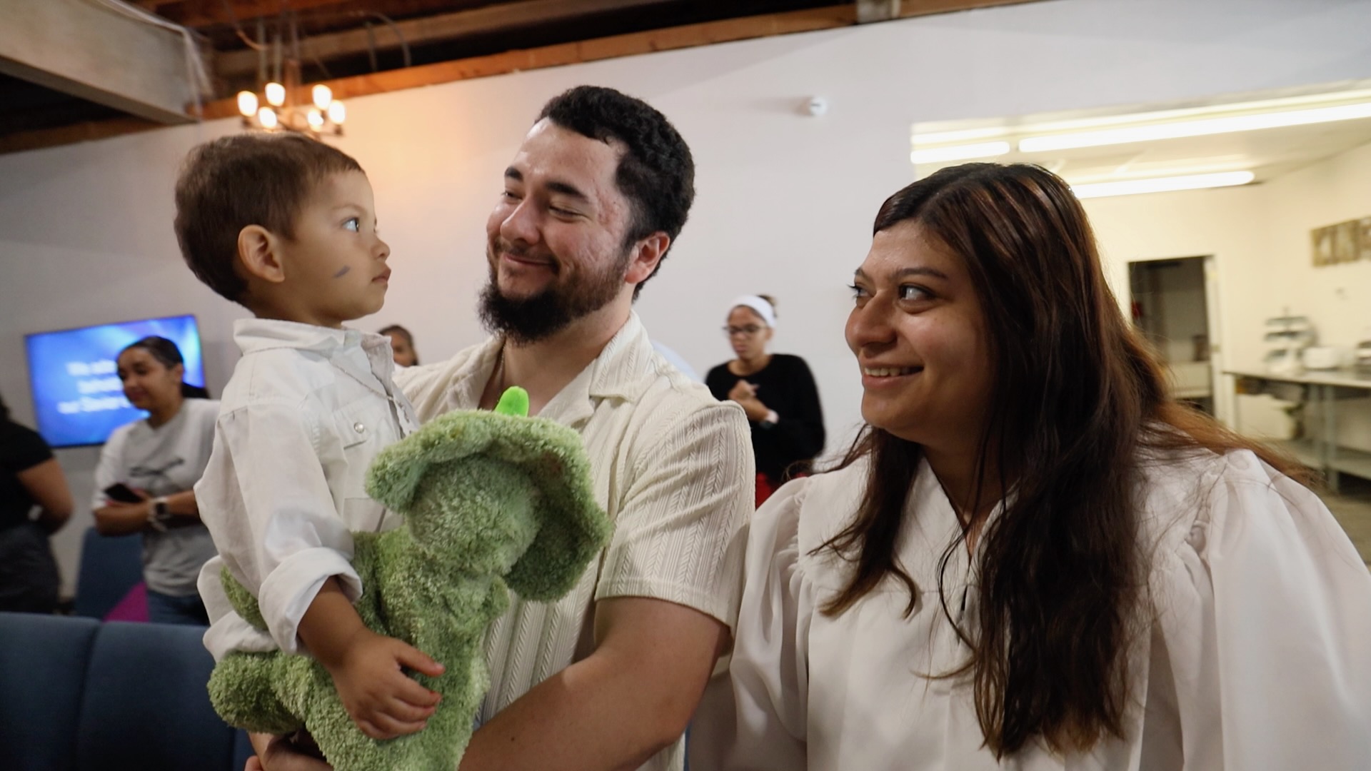 Great family and blessed to see Denise's baptism.  What a sweet family.